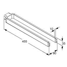 Двойной полотенцедержатель Kludi E2 4997705