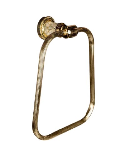 Кольцо для полотенец Boheme Murano Cristal 10905-CRST-G Золото