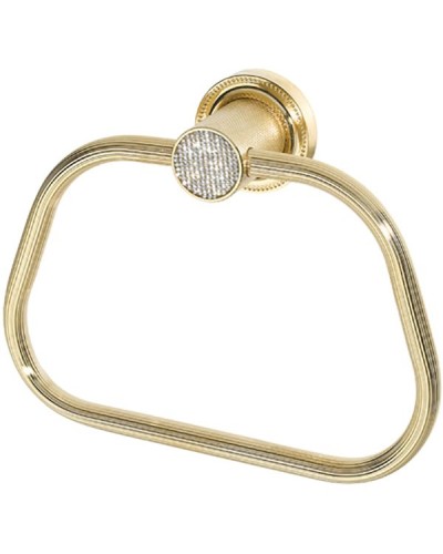 Кольцо для полотенец Boheme Royal Cristal 10925-G Золото