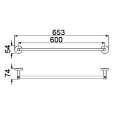 Полотенцедержатель Timo Saona 13053/03 Черный