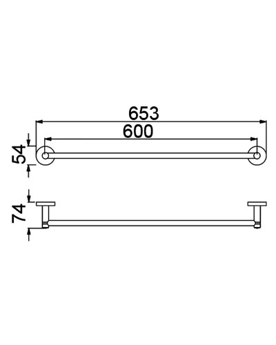 Полотенцедержатель Timo Saona 13053/03 Черный