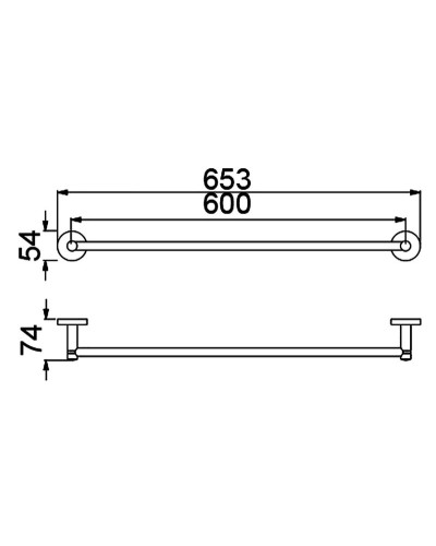 Полотенцедержатель Timo Saona 13056/03 Черный
