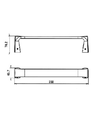 Полотенцедержатель Paini Lady 89CR001 Хром