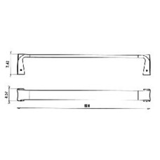 Полотенцедержатель Paini Lady 50 89CR002 Хром