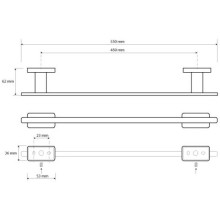 Полотенцедержатель 55 см Bemeta Niki 153104042