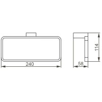 Кольцо для полотенец Aquanet 00187064