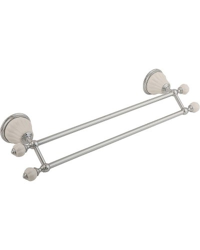 Полотенцедержатель Migliore Olivia 17501 двойной Хром Белый