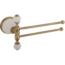 Полотенцедержатель Migliore Olivia 17435 поворотный Бронза Белый