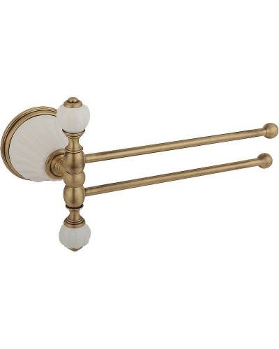 Полотенцедержатель Migliore Olivia 17435 поворотный Бронза Белый