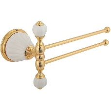 Полотенцедержатель Migliore Olivia 17466 поворотный Золото Белый