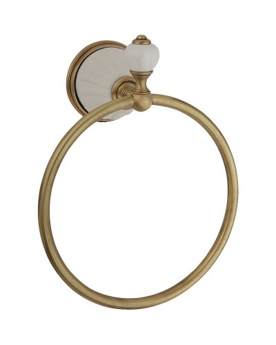 Кольцо для полотенец Migliore Olivia 17429 Бронза Белый