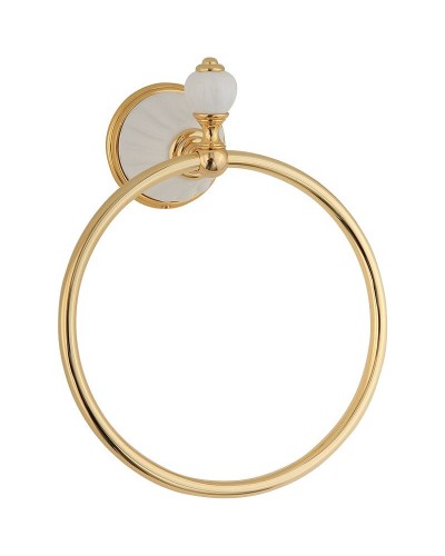 Кольцо для полотенец Migliore Olivia 17460 Золото Белый