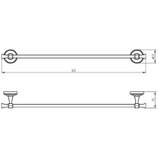 Полотенцедержатель Migliore Fortuna 27655 Хром