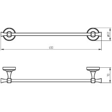 Полотенцедержатель Migliore Fortuna 27660 Золото