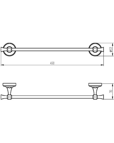 Полотенцедержатель Migliore Fortuna 27660 Золото