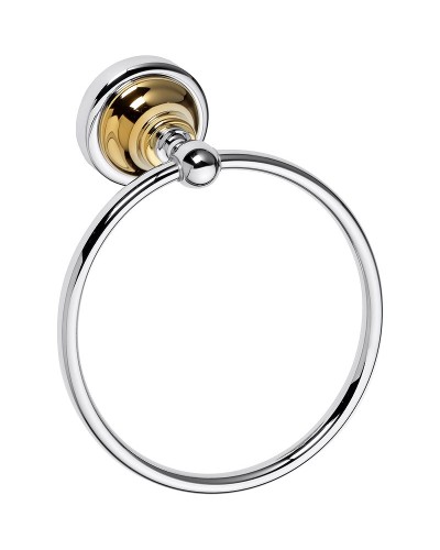 Кольцо для полотенец Bemeta Retro Gold and Сhrom 144204068 Золото Хром