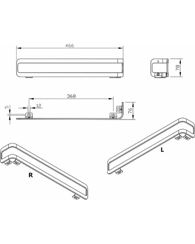 Полотенцедержатель Ravak Balance X000001376 Белый