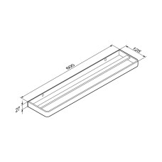 Держатель для полотенец Damixa Jupiter DA77336400 Черный Хром