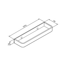 Держатель для полотенец Damixa Jupiter DA7734400 Черный Хром
