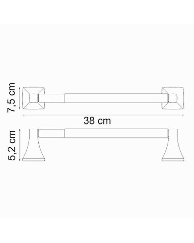 Держатель бумажных полотенец WasserKRAFT Wern K-2591 Хром
