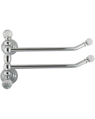 Полотенцедержатель Migliore Cristalia 16810 поворотный Хром с кристаллами Swarovski