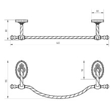 Полотенцедержатель Migliore Edera 16923 Хром