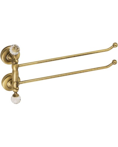 Полотенцедержатель Migliore Amerida 16570 поворотный Бронза с кристаллами Swarovski