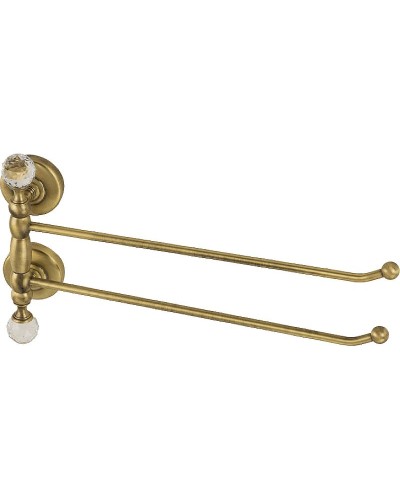 Полотенцедержатель Migliore Amerida 16570 поворотный Бронза с кристаллами Swarovski