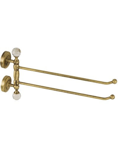 Полотенцедержатель Migliore Amerida 16570 поворотный Бронза с кристаллами Swarovski