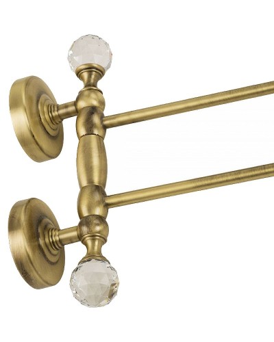 Полотенцедержатель Migliore Amerida 16570 поворотный Бронза с кристаллами Swarovski