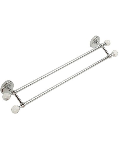 Полотенцедержатель Migliore Amerida 16588 двойной Хром с кристаллами Swarovski