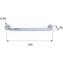 Полотенцедержатель 62,5 см Remer Bagno RB430CR