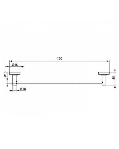 Полотенцедержатель Ideal Standard IOM A9117XG Черный шелк
