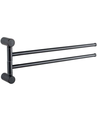 Полотенцедержатель Haiba HB8412-7 поворотный Черный матовый