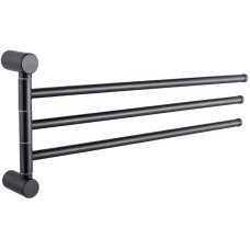 Полотенцедержатель Haiba HB8413-7 поворотный Черный матовый