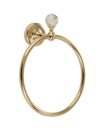 Кольцо для полотенец Migliore Amerida 16599 Золото с кристаллом Swarovski