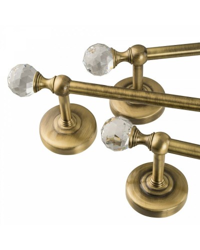 Полотенцедержатель Migliore Amerida 16567 Бронза с кристаллами Swarovski