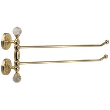 Полотенцедержатель Migliore Amerida 16607 поворотный Золото с кристаллами Swarovski