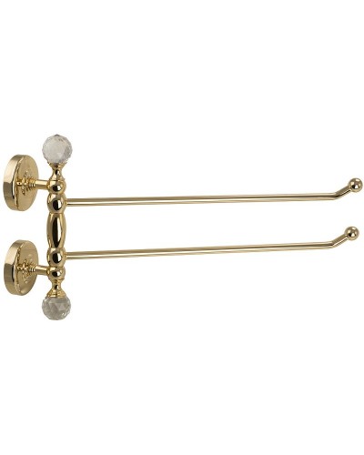 Полотенцедержатель Migliore Amerida 16607 поворотный Золото с кристаллами Swarovski
