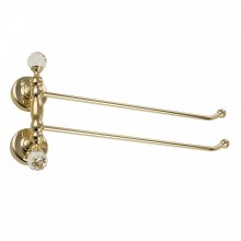 Полотенцедержатель Migliore Amerida 16607 поворотный Золото с кристаллами Swarovski