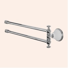 Полотенцедержатель TW Harmony TWHA013bi/cr поворотный Белый Хром