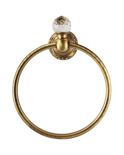 Кольцо для полотенец Migliore Cristalia 16773 Бронза с кристаллом Swarovski