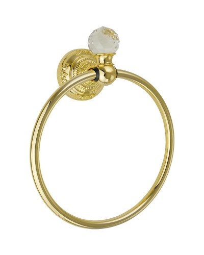 Кольцо для полотенец Migliore Cristalia 16837 Золото с кристаллом Swarovski
