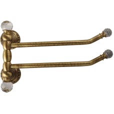 Полотенцедержатель Migliore Cristalia 16780 поворотный Бронза с кристаллами Swarovski