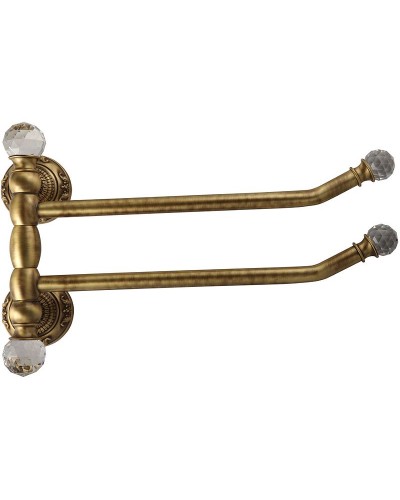 Полотенцедержатель Migliore Cristalia 16780 поворотный Бронза с кристаллами Swarovski