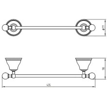 Полотенцедержатель Migliore Provance 17637 Бронза