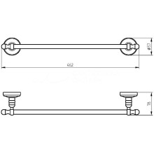 Полотенцедержатель Migliore Mirella 17332 Золото