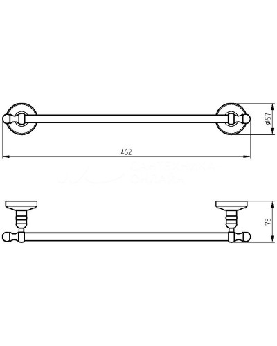 Полотенцедержатель Migliore Mirella 17372 Медь