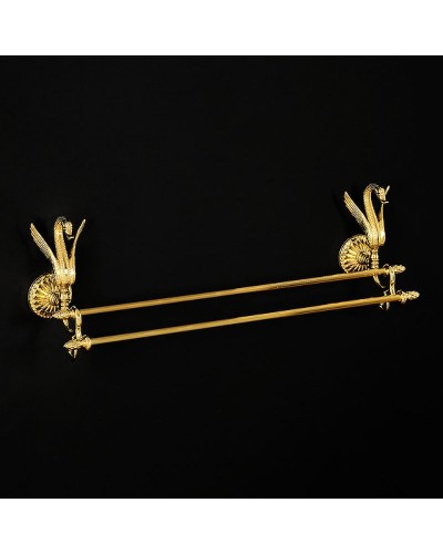 Полотенцедержатель Migliore Luxor 26134 двойной Золото
