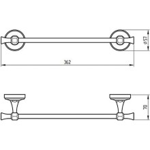 Полотенцедержатель Migliore Fortuna 27663 Золото
